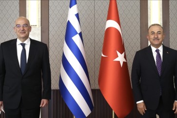 وزيرا الخارجية التركي واليوناني