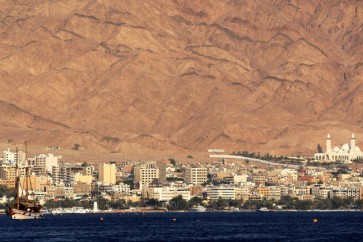 مشهد لمدينة العقبة الأردنية .