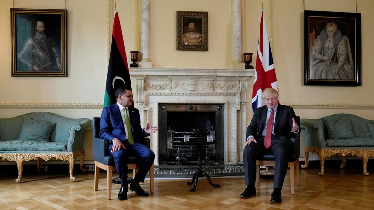 جونسون يؤكد دعمه لجهود الدبيبة لإحلال الاستقرار في ليبيا