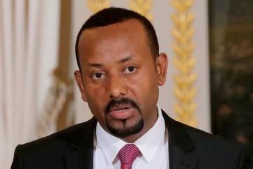 FILE PHOTO: FILE PHOTO: Ethiopian Prime Minister Abiy Ahmed speaks during a media conference at the Elysee Palace in Paris, France, October 29, 2018. Michel Euler/Pool via REUTERS/File Photo