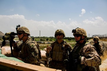 القوات الاميركية بمحيط مطار كابل