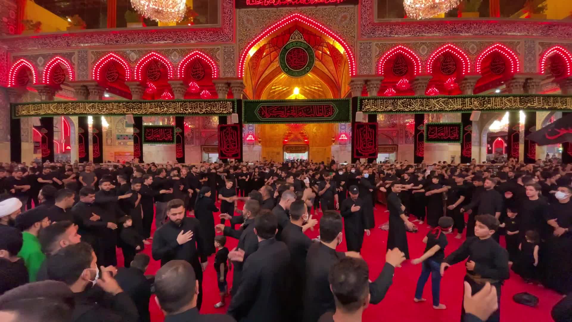 احياء المراسم العاشورائية في كربلاء المقدسة