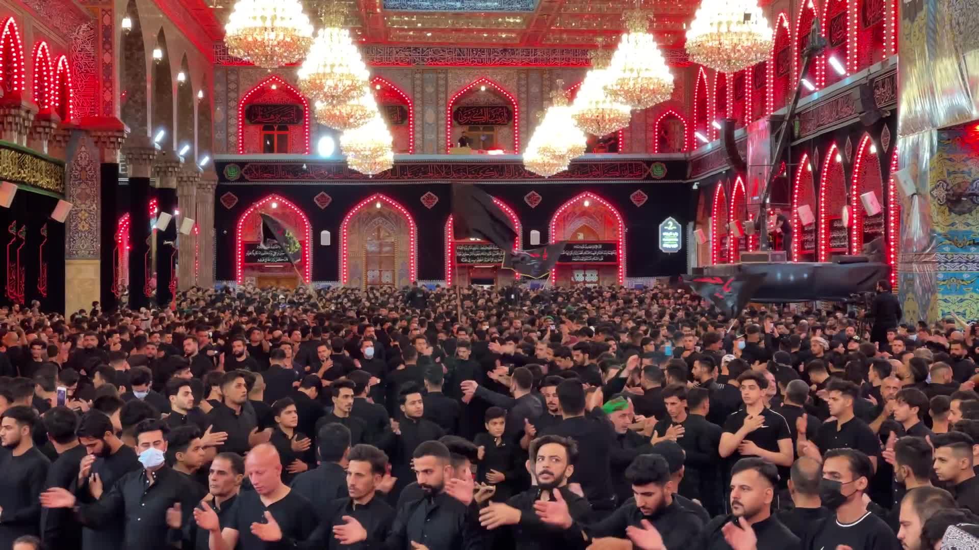 احياء المراسم العاشورائية في كربلاء المقدسة