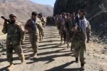 عناصر من قوات المقاومة الأفغانية المناهضة لـ"طالبان" في بنجشير
