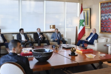 ميقاتي استقبل وفدا من تكتل لبنان القوي برئاسة باسيل