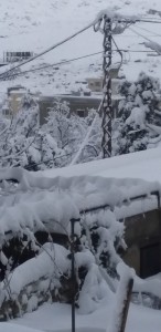 ثلوج لبنان