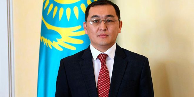 المتحدث باسم وزارة الخارجية الكازاخستانية أيبك صمادياروف
