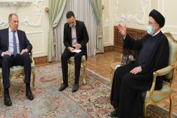 لافروف يصل طهران ويلتقي الرئيس الايراني ابراهيم رئيسي