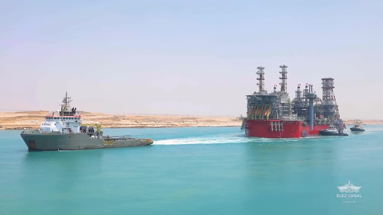 هيئة قناة السويس تعلن انها سهّلت مرور سفينة "انرجين باور" لاستخراج الغاز من حقل كاريش