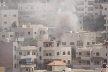 صورة منزل والد المطارد نبيل الصوالحي بعد ضربه بالقنابل صباح اليوم