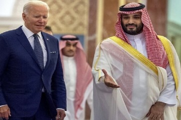 ولي العهد السعودي محمد بن سلمان يستقبل الرئيس الاميركي جو بايدن في جدة خلال جولته الشرق اوسطية