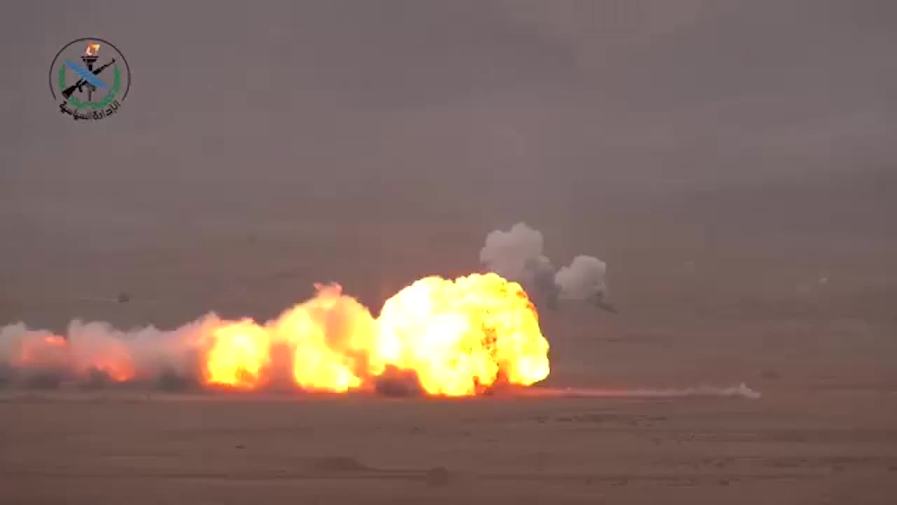 سوريا الجيش السوري بالتعاون مع القوات الروسية ينفذ مشروعاً... عملياتياً بالذخيرة الحية - snapshot 4.51