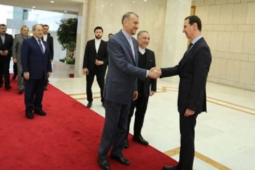 الرئيس السوري بشار الاسد يستقبل وزير الخارجية الايراني حسين امير عبداللهيان في دمشق
