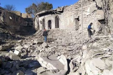 العدوان الإسرائيلي يتسبب بأضرار في المعهد التقاني للفنون التطبيقية بقلعة دمشق