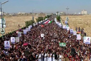اليمن مسيرة جماهيرية حاشدة في صعدة تحذيرًا لقوى التحالف وتضامناً مع الشعب الفلسطيني.00_01_31_05.Still001