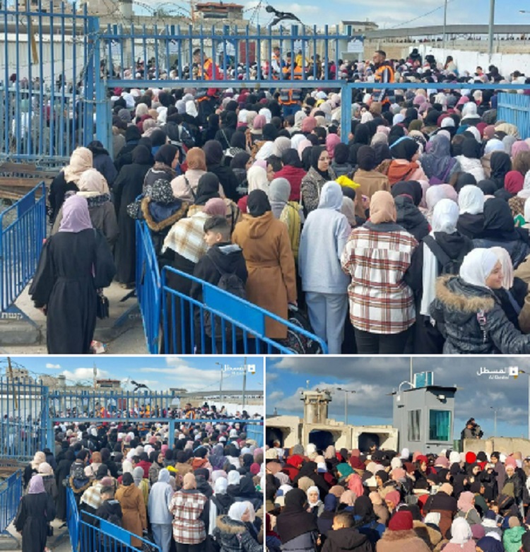 الاحتلال يعرقل وصول المصلين الى مسجد الاقصى المبارك