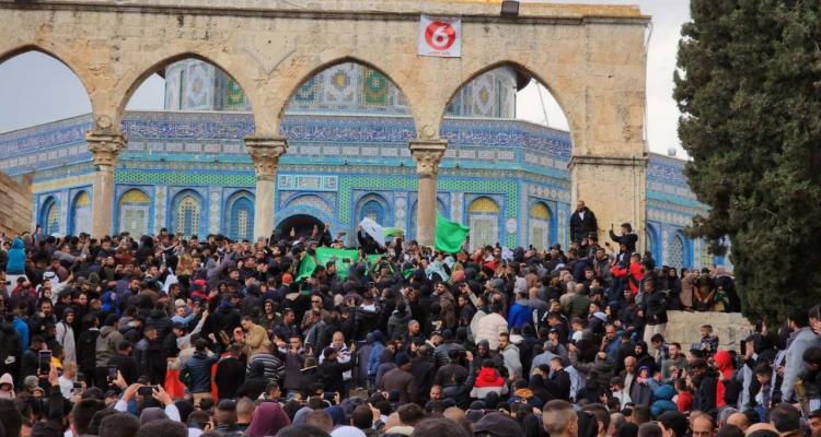 المرابطين في ساحات المسجد الأقصى