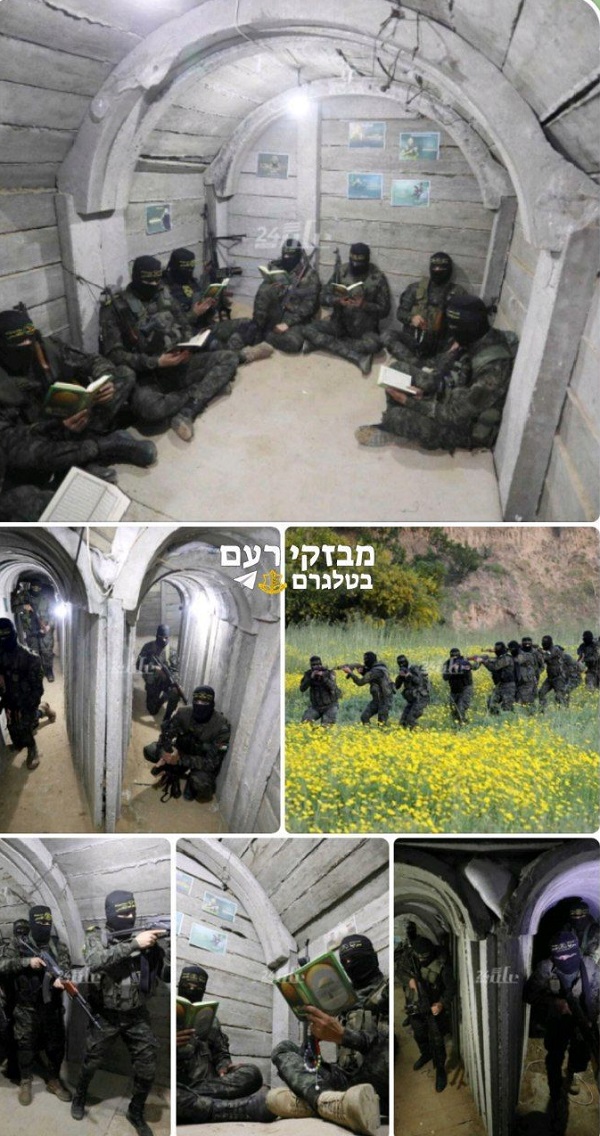 وحدة من سرايا القدس ترابط داخل نفق عند حدود غزة