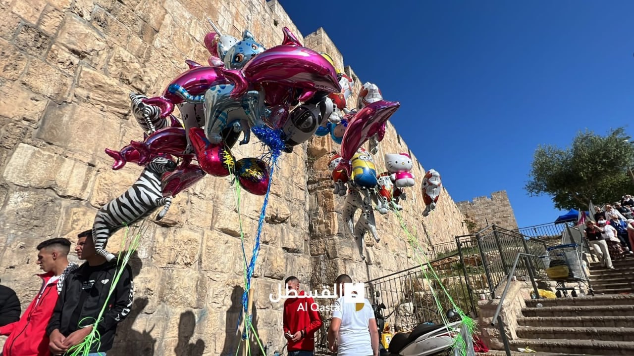 ألوان العيد في الأقصى