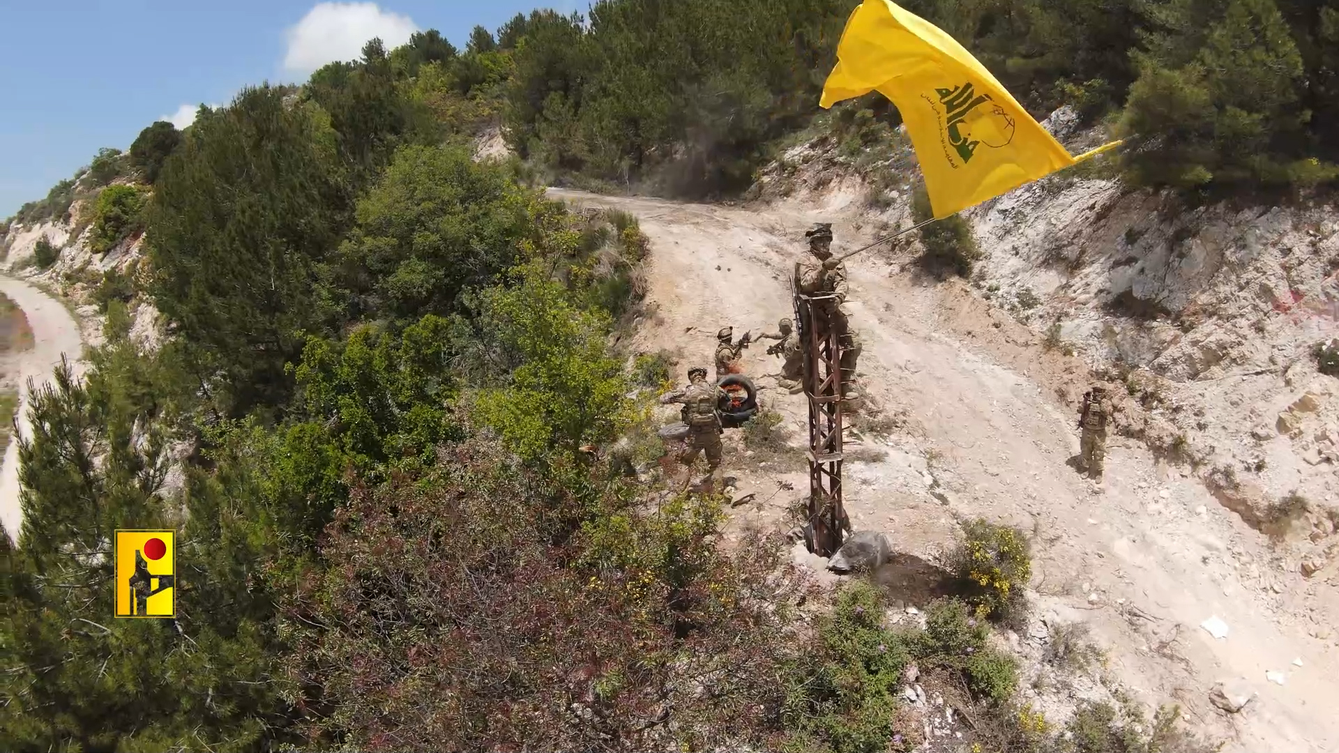 مناورة المقاومة الاسلامية - حزب الله - مشاهد الاعلام الحربي (17)