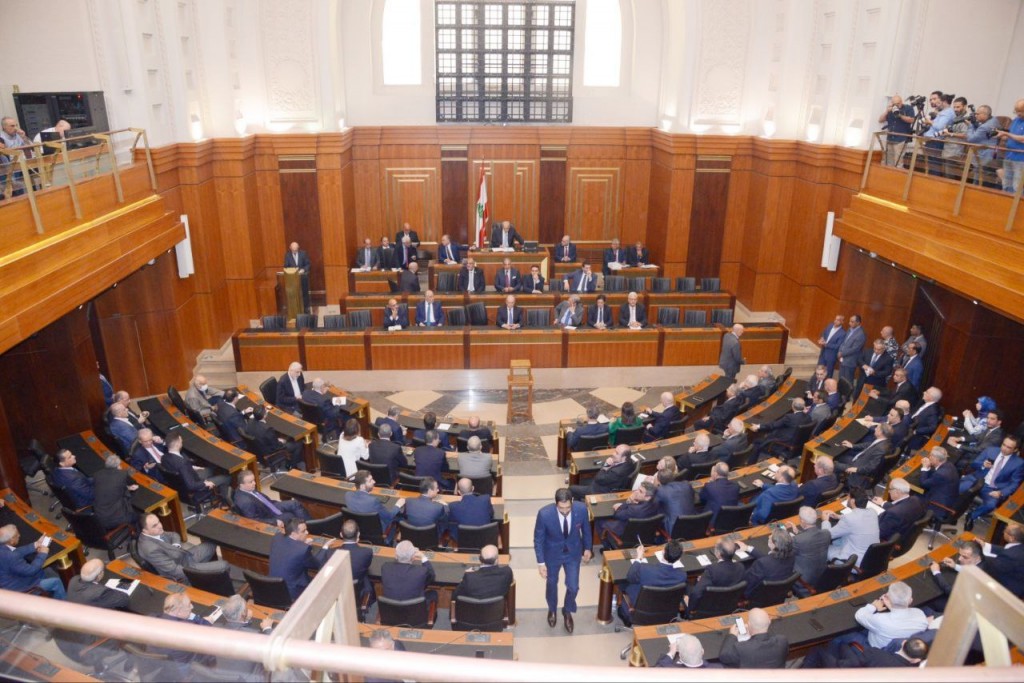 جلسة انتخاب رئيس للجمهورية في البرلمان اللبناني