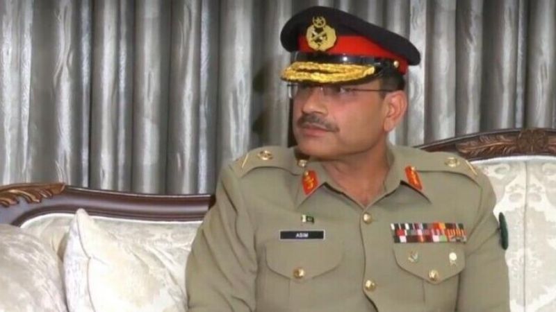 قائد الجيش الباكستاني  الجنرال عاصم منير