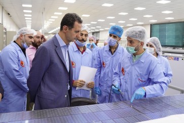 الرئيس الاسد زار محطة كهرباء
