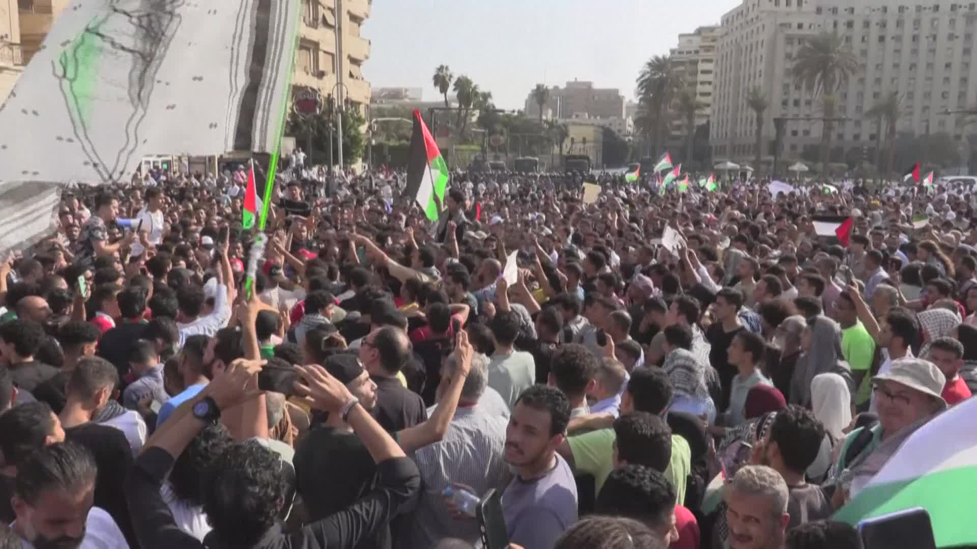 تظاهرات في القاهرة دعما لفلسطين - طوفان الأقصى