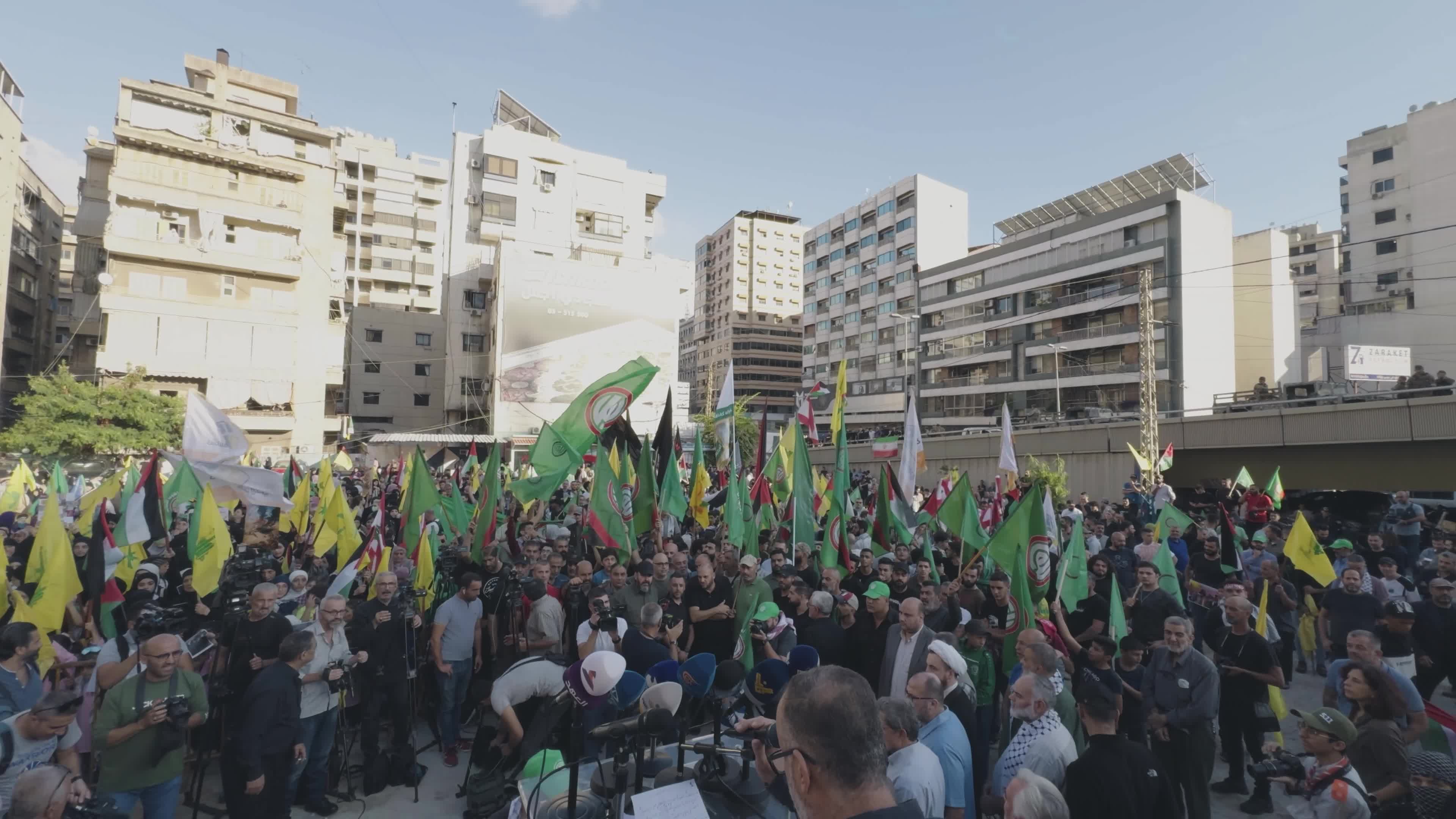 وقفة في الضاحية الجنوبية دعما لفلسطين - طوفان الأقصى
