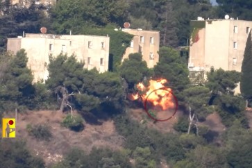 بالفيديو | المقاومة الإسلامية تستهدف نقطة تأمين للعدو الإسرائيلي في مستعمرة المنارة