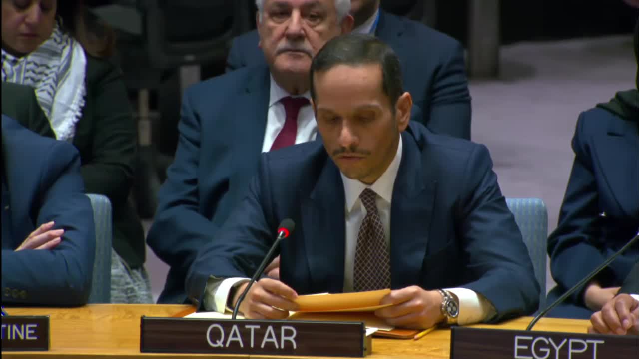 وزير الخارجية القطري محمد بن عبد الرحمن بن جاسم آل ثاني