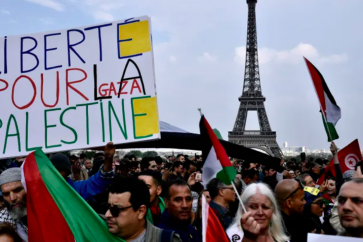 تظاهرات فرنسا - غزة