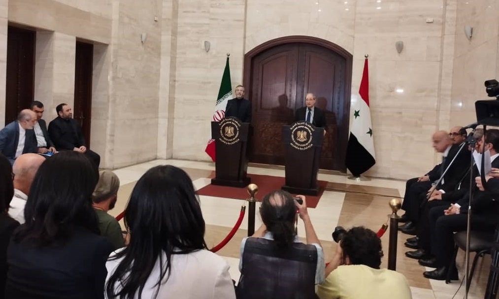 وزير الخارجية الايرانية وزير الخارجية السورية