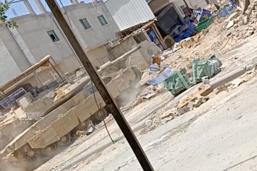 سرايا القدس . استهداف دبابة