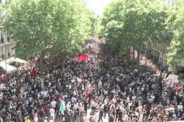 مظاهرات في فرنسا